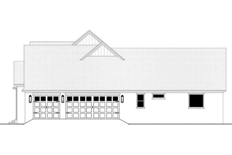 Dream House Plan - Farmhouse Exterior - Other Elevation Plan #430-406