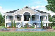 Mediterranean Style House Plan - 3 Beds 3 Baths 2494 Sq/Ft Plan #930-162 