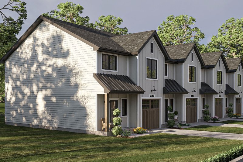 Architectural House Design - Exterior - Other Elevation 1 for Modern House Plan #455-420 - 3 bed, 2.5 bath