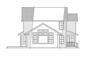 Exterior - Other Elevation for Farmhouse House Plan #124-161 - 3 bed, 2.5 bath