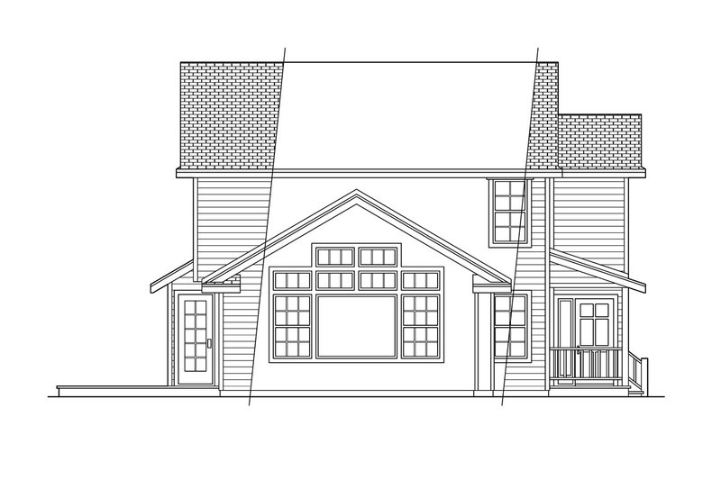 Home Plan - Exterior - Other Elevation for Farmhouse House Plan #124-161 - 3 bed, 2.5 bath