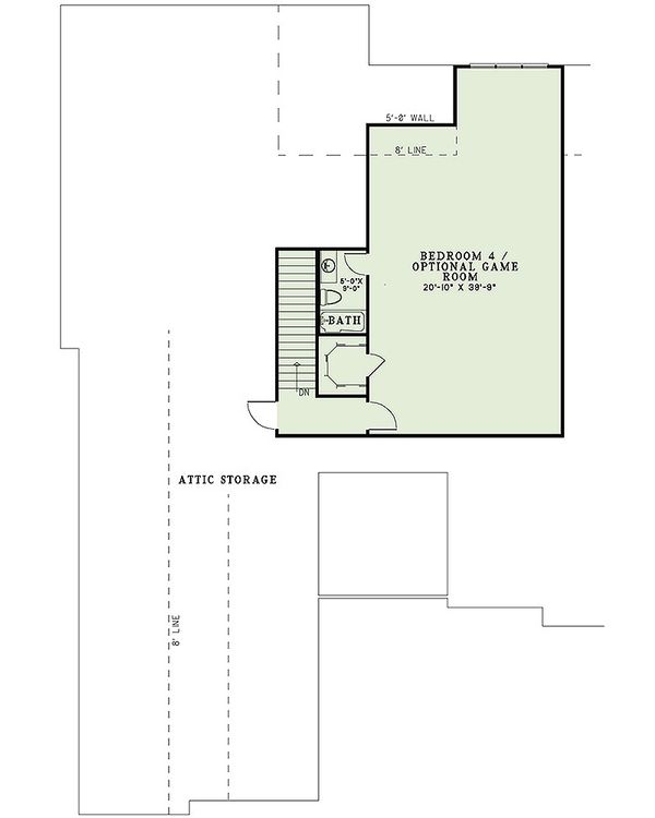 Dream House Plan - European Floor Plan - Upper Floor Plan #17-2477