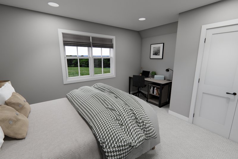 House Blueprint - Interior - Bedroom for Farmhouse House Plan #51-1302 - 3 bed, 3.5 bath
