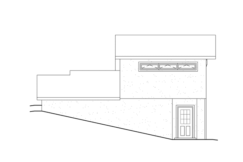 Dream House Plan - Exterior - Other Elevation for Contemporary House Plan #57-626 - 2 bed, 1.5 bath