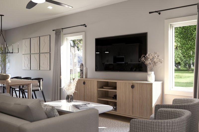 Dream House Plan - Interior - Family Room 1 for Traditional House Plan #455-671 - 3 bed, 2.5 bath