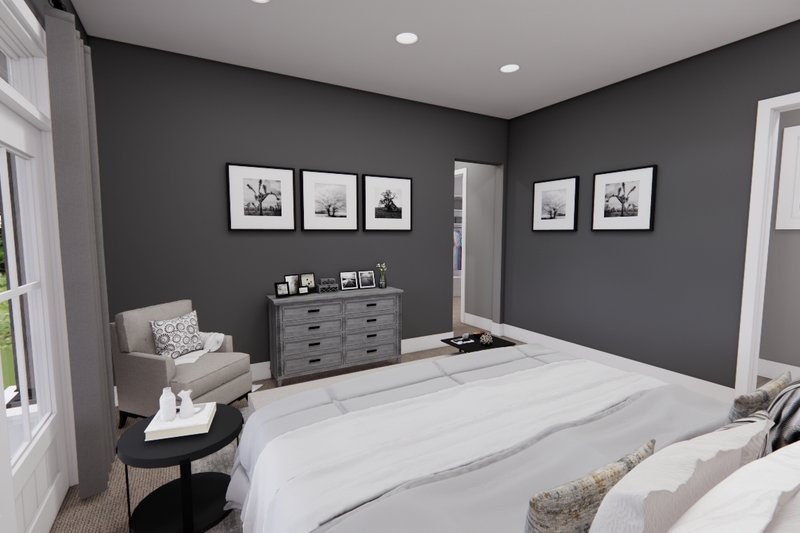 House Plan Design - Interior - Master Bedroom 1 for Farmhouse House Plan #51-1241 - 3 bed, 3.5 bath