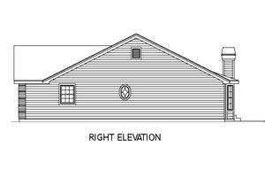 Exterior - Other Elevation for Traditional House Plan #57-180 - 3 bed, 2 bath