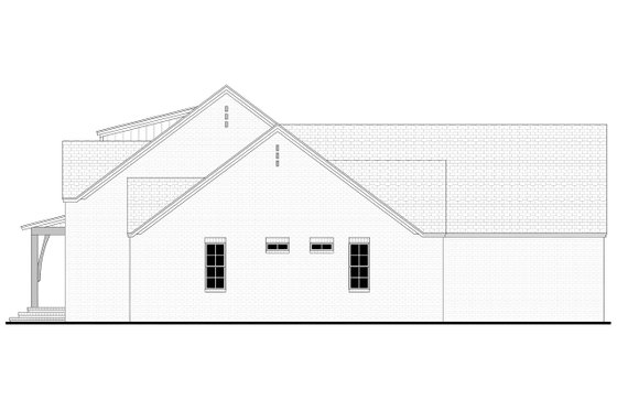 Exterior - Other Elevation 1 for Farmhouse House Plan #430-265 - 4 bed, 3.5 bath