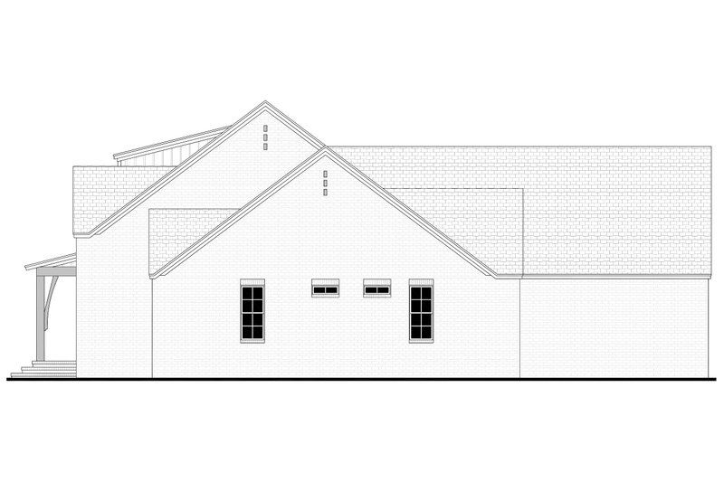 House Blueprint - Exterior - Other Elevation 1 for Farmhouse House Plan #430-265 - 4 bed, 3.5 bath
