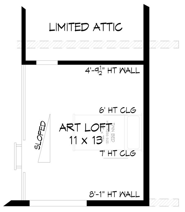 Architectural House Design - Country Floor Plan - Upper Floor Plan #932-1267
