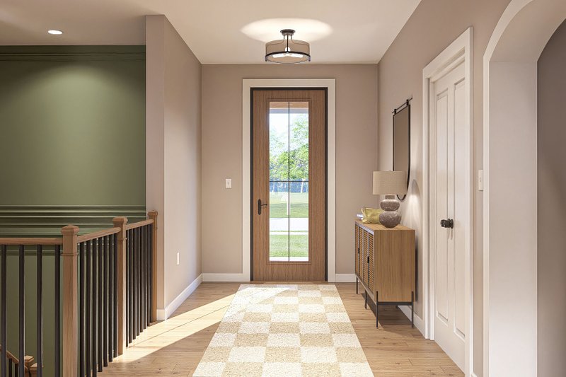 House Design - Interior - Entry for Modern House Plan #455-357 - 3 bed, 2 bath