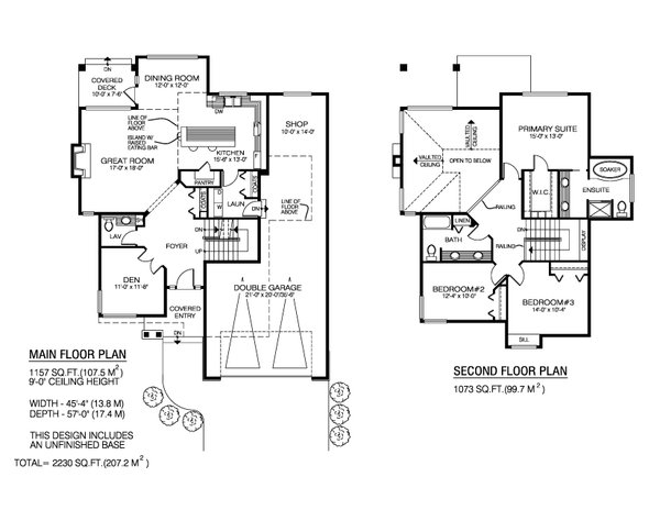 Dream House Plan - Floor Plan - Main Floor for Farmhouse House Plan #1100-162 - 3 bed, 2.5 bath