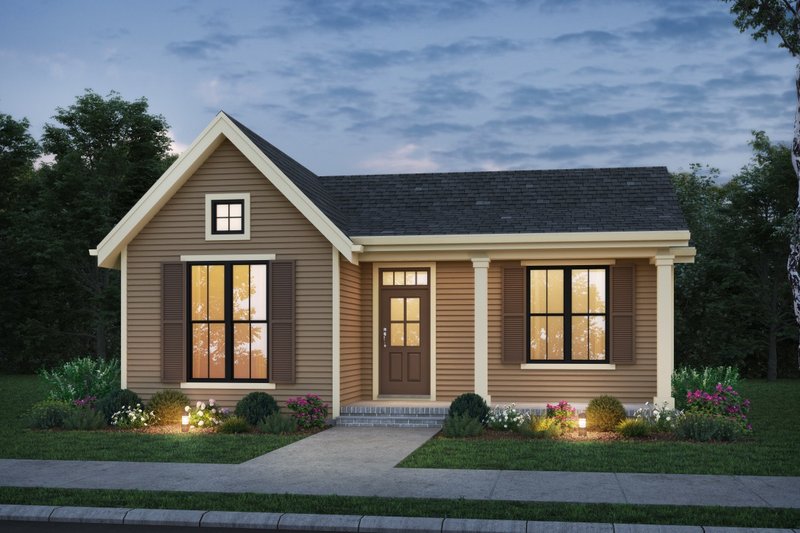 Dream House Plan - Exterior - Other Elevation for Cottage House Plan #48-1180 - 2 bed, 1 bath