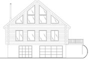 Log Style House Plan - 3 Beds 2.5 Baths 2519 Sq/Ft Plan #117-1059 