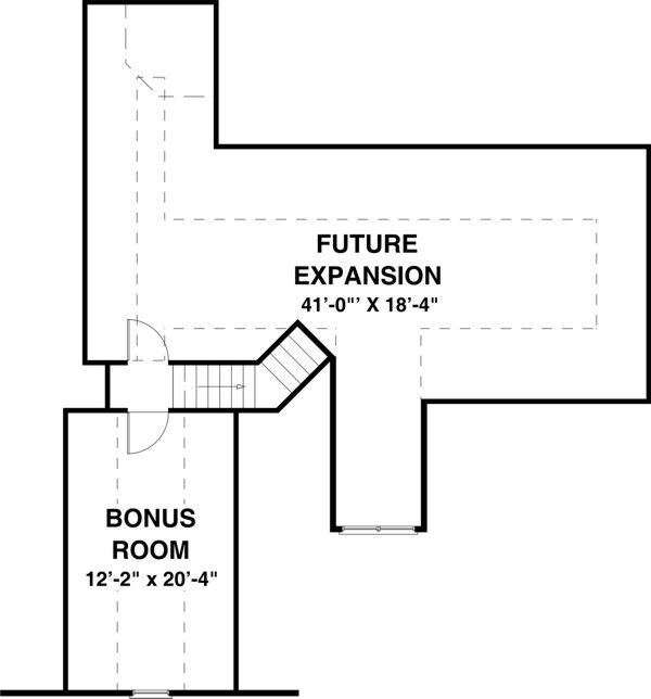 Architectural House Design - Colonial Floor Plan - Other Floor Plan #56-590