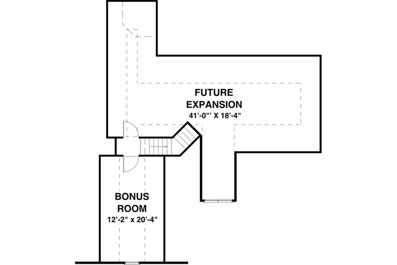 Architectural House Design - Floor Plan - Other Floor for Colonial House Plan #56-590 - 3 bed, 2.5 bath