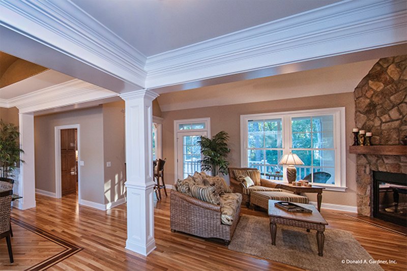Home Plan - Interior - Family Room 2 for European House Plan #929-27 - 4 bed, 3 bath