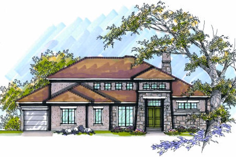 Architectural House Design - Traditional Exterior - Front Elevation Plan #70-994