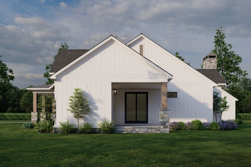 Architectural House Design - Exterior - Other Elevation 3 for Farmhouse House Plan #923-365 - 4 bed, 3.5 bath