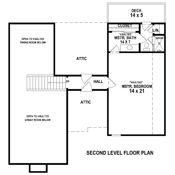 Floor Plan - Upper Floor Plan #81-13861