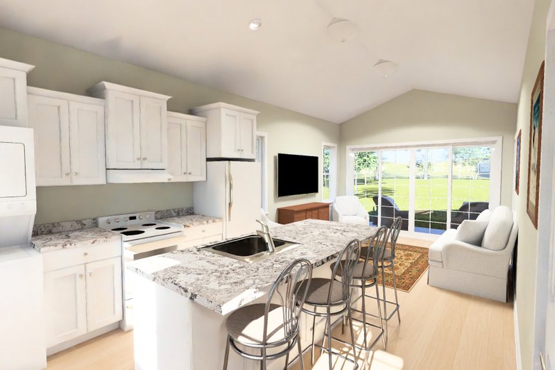 Home Plan - Interior - Kitchen 2 for Cottage House Plan #513-2480 - 2 bed, 2 bath