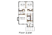 Modern Style House Plan - 3 Beds 2.5 Baths 1487 Sq/Ft Plan #79-293 