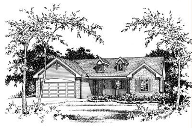 Home Plan - Exterior - Other Elevation for Ranch House Plan #22-522 - 3 bed, 2.5 bath