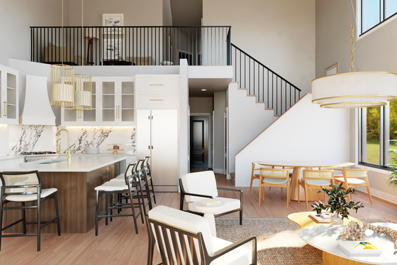 Interior - Entry for Barndominium House Plan #1064-431 - 4 bed, 2.5 bath