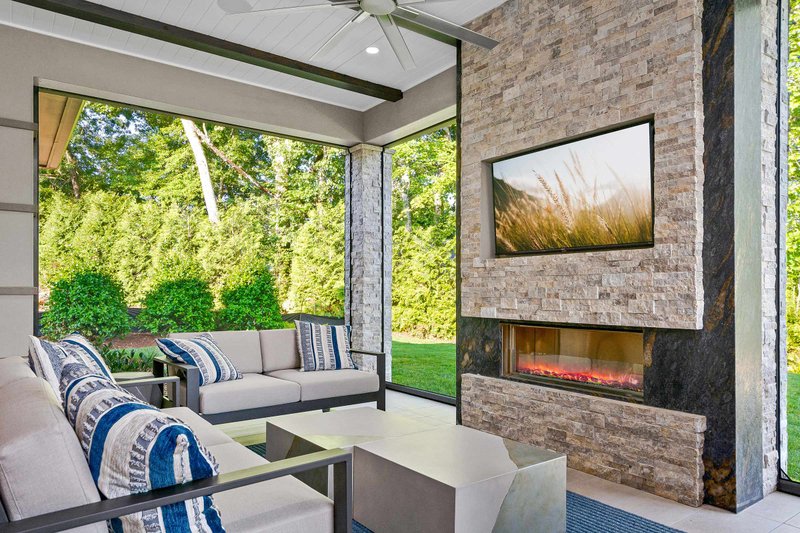 Dream House Plan - Exterior - Outdoor Living 1 for Prairie House Plan #938-116 - 3 bed, 3.5 bath