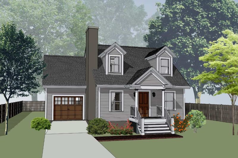 Traditional Style House Plan - 3 Beds 2 Baths 1223 Sq/Ft Plan #79-148