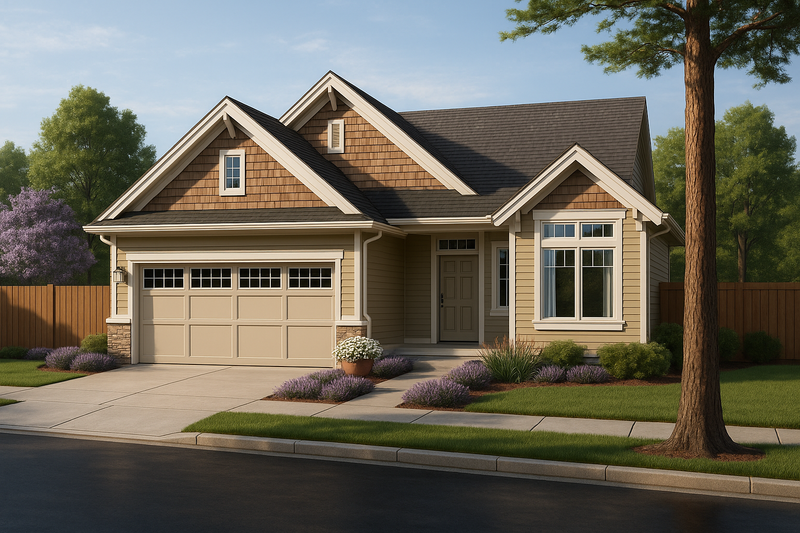 Dream House Plan - Craftsman Exterior - Front Elevation Plan #112-238