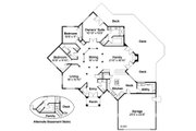 Contemporary Style House Plan - 3 Beds 2.5 Baths 2417 Sq/Ft Plan #124-410 