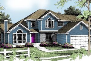 Dream House Plan - Traditional Exterior - Front Elevation Plan #94-201