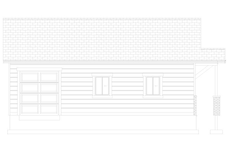 Home Plan - Exterior - Other Elevation 1 for Traditional House Plan #1060-87, 0 bath