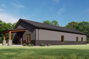 Exterior - Other Elevation for Barndominium House Plan #1092-62 - 3 bed, 2 bath