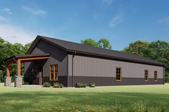 Exterior - Other Elevation for Barndominium House Plan #1092-62 - 3 bed, 2 bath