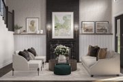 Modern Style House Plan - 4 Beds 2.5 Baths 2433 Sq/Ft Plan #455-497 
