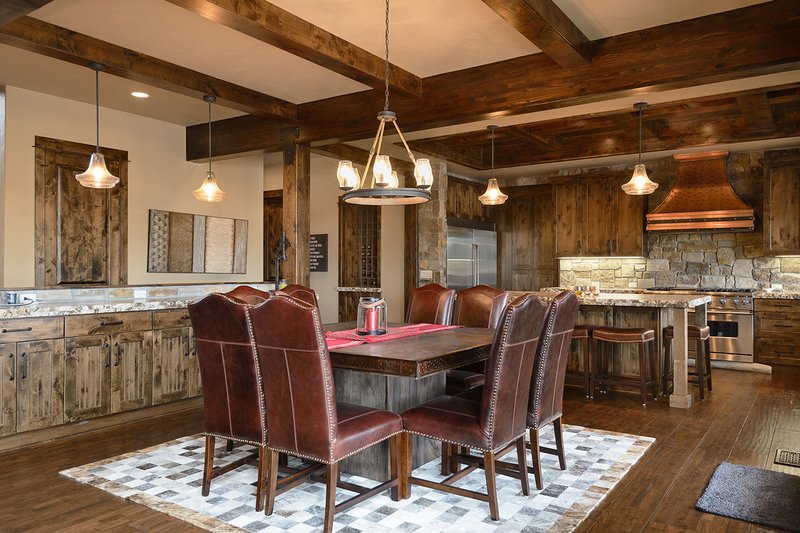 Architectural House Design - Interior - Dining Room 1 for Craftsman House Plan #892-27 - 5 bed, 5.5 bath
