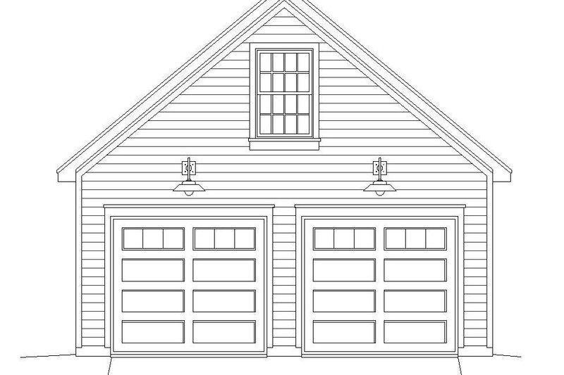 House Plan Design - Exterior - Front Elevation 3 for Contemporary House Plan #932-100, 0 bath