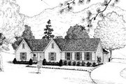 Country Style House Plan - 4 Beds 2 Baths 1765 Sq/Ft Plan #36-285 