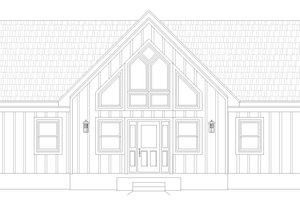 Exterior - Front Elevation 3 for Country House Plan #932-363 - 2 bed, 2 bath