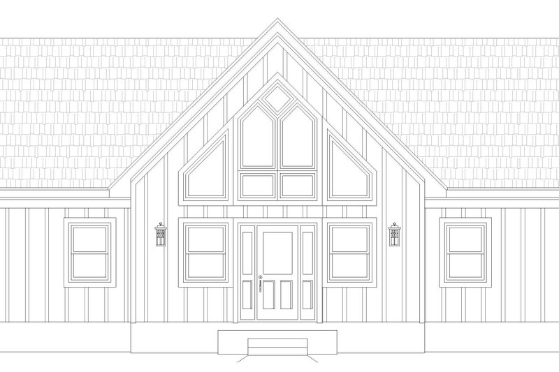 Dream House Plan - Exterior - Front Elevation 3 for Country House Plan #932-363 - 2 bed, 2 bath
