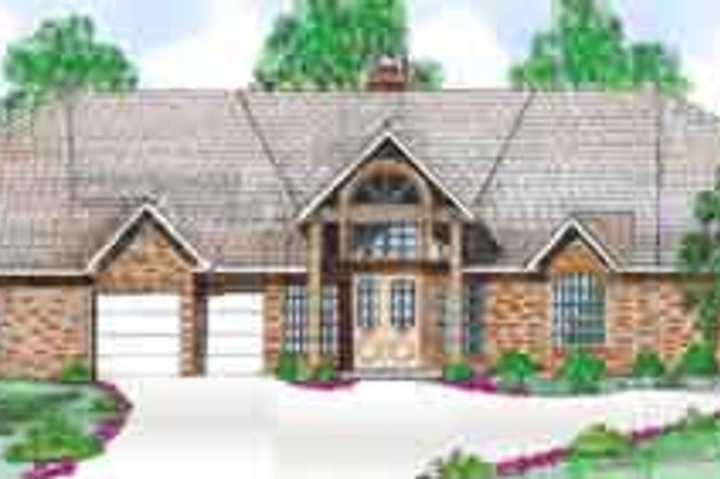 Home Plan - Traditional Exterior - Front Elevation Plan #52-191