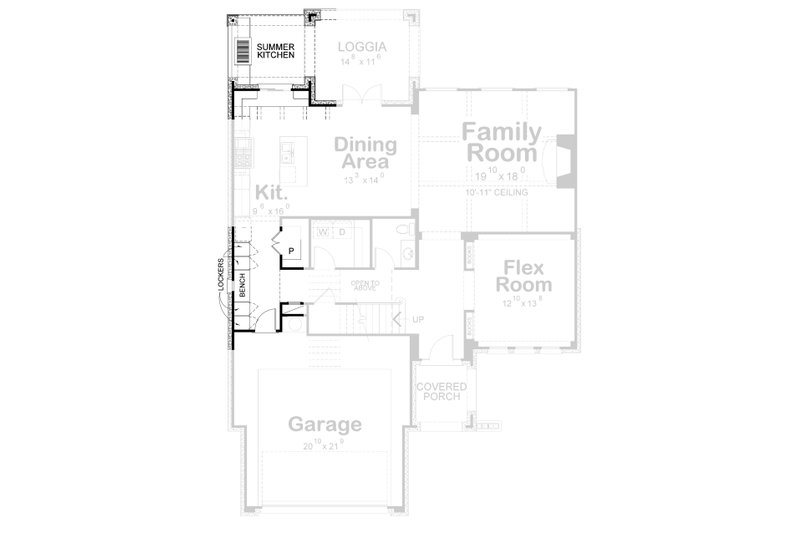 House Blueprint - Floor Plan - Other Floor for European House Plan #20-2448 - 4 bed, 3.5 bath
