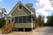 Cabin Style House Plan - 3 Beds 2 Baths 1370 Sq/Ft Plan #118-113 