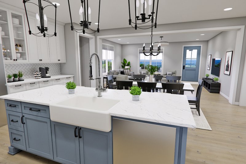 Dream House Plan - Interior - Kitchen 2 for Farmhouse House Plan #51-1280 - 4 bed, 3.5 bath