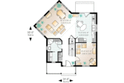 Traditional Style House Plan - 3 Beds 2 Baths 1662 Sq/Ft Plan #23-265 