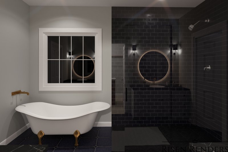 Home Plan - Interior - Master Bathroom for Farmhouse House Plan #513-2172 - 3 bed, 4 bath