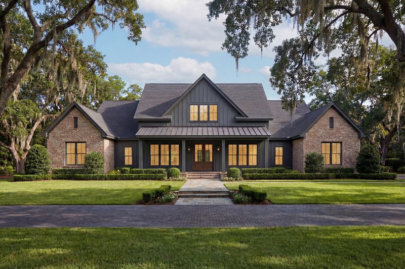 Architectural House Design - Exterior - Front Elevation 7 for Farmhouse House Plan #430-420 - 4 bed, 3.5 bath
