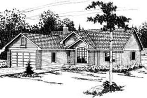 Traditional Exterior - Front Elevation Plan #124-291